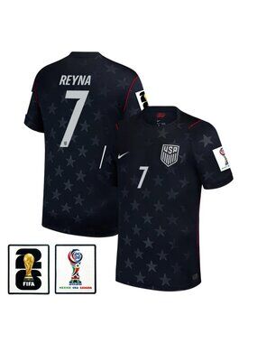 Giovanni Reyna 2026 World Cup Soccer Jersey Away